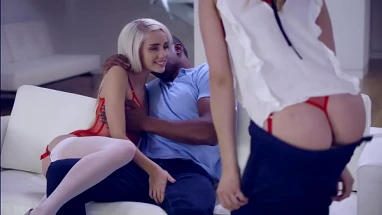 BLACKED Teen Secretly Fucks BBC While Her Friends Are Gone