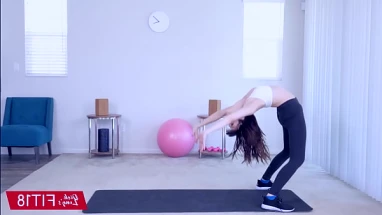 Natural tits young dancer Darcia Lee and her partner Nick Ross