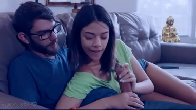 Mom fucks her young inexperienced daughter