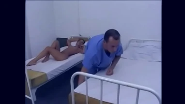 Hot Asian bitch with tight tits seduces doctor and rides his big hard cock