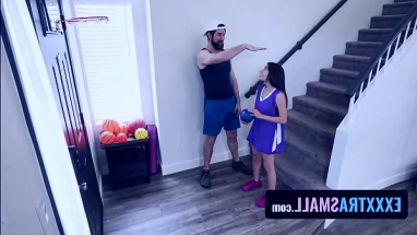 Perv Coach With Giant Cock Teaches Tiny Babe Amber Summer More Than Basketball Tricks - ExxxtraSmall