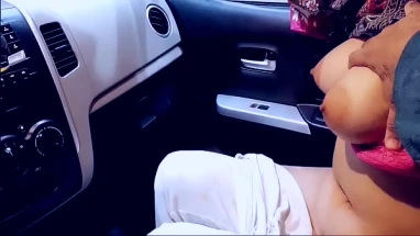 Indian Real Milky Boobs Fucked In Car By Her Ex Boyfriend With Clear Hindi Audio