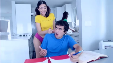 Busty stepmom fucking frisky teenagers in ffm