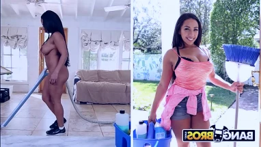 BANGBROS - My Sexy, Busty Maid Priya Price Gives Up Dat Azz For A Couple Extra Dollars