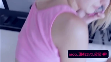 Pov stepsister facial