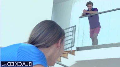 BLACKED Brunette Teen vs BBC