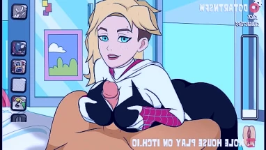 Gwen Stacy Full Scenes Creampie Compilation - Hole House Game [Rule 34, Hentai, Cartoon]