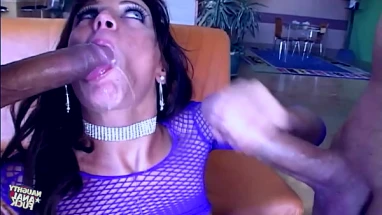 She is nothing but a cheap slut who wants to be banged in a threesome