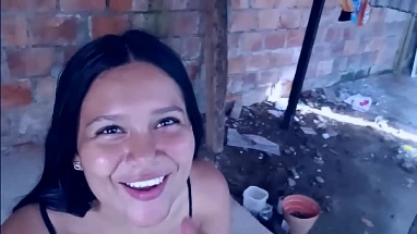 COLOMBIAN GIRL FUCKS HER NEIGHBOR TO SEAL THE DEAL