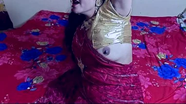 Latest Desi couple indian newly married Wife On bedroom Clear hindi audio
