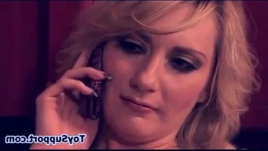 Sexy Blonde Slut Fucked By A Machine