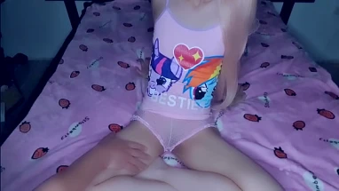 Stepfather fucks his skinny beautiful stepdaughter