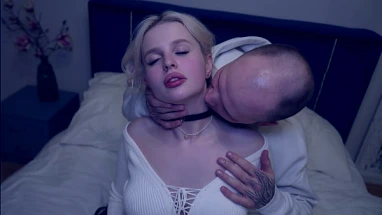 y gets a hardcore facefuck and deepthroats two cocks and swallows two guys cum mmf threesome Amelia Skye