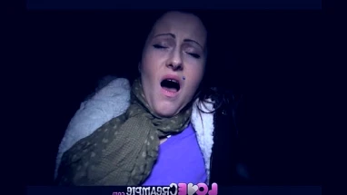 Love Creampie Her pussy drips with cum after sex in car