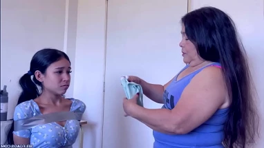 18 Year Old Cutie Bound And Gagged By Kinky Granny
