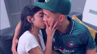 Exxxtrasmall small redhead and latino teens in a threesome