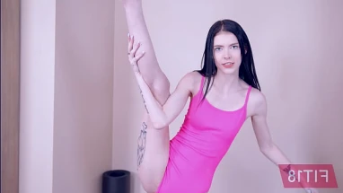 Fit18 - Bella Nova - 43kg - Casting Skinny Black Hair Beauty With Tiny Tits - 60FPS
