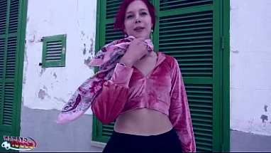 GERMAN SCOUT - Redhead German Girl Lina Like talk to First Time Casting Fuck